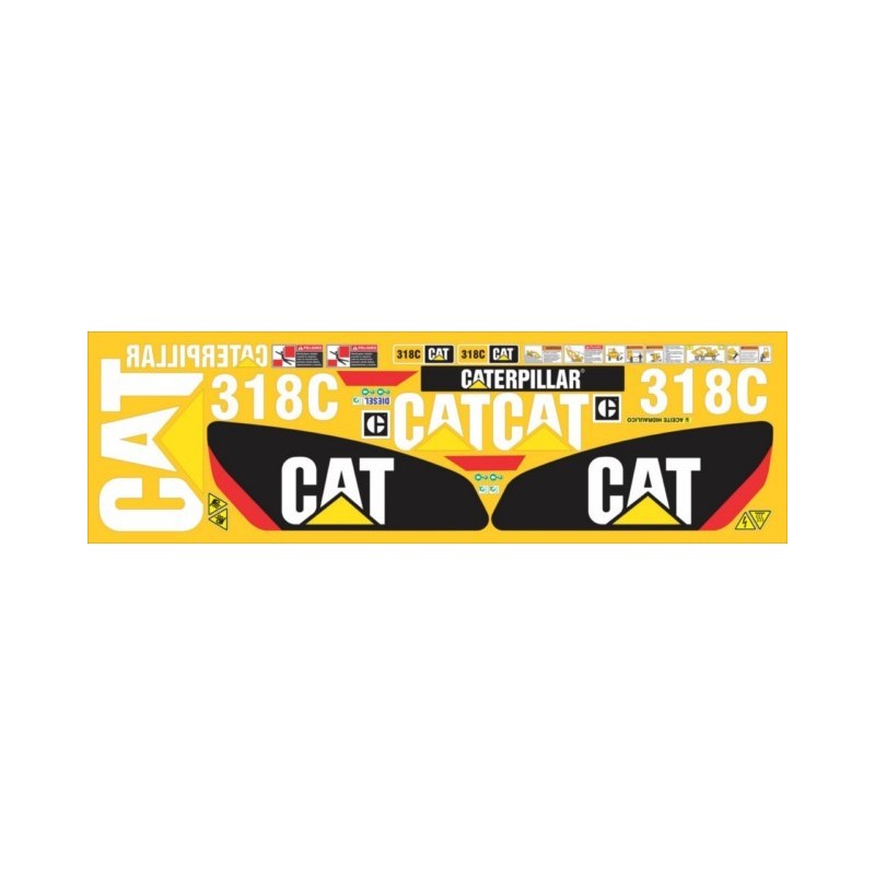 CATERPILLAR 318C SIN FRANJAS