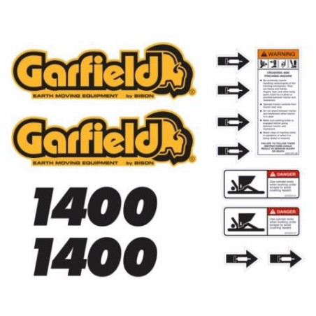 BISON GARFIELD 1400 CUCHILLA NIVELADORA