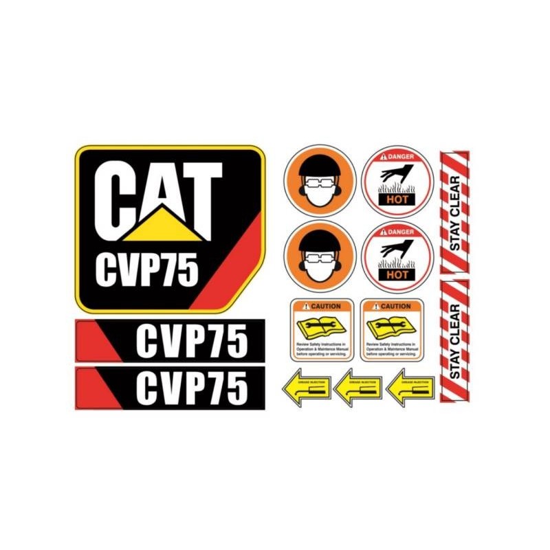 CATERPILLAR CVP75 PLACA VIBRATORIA