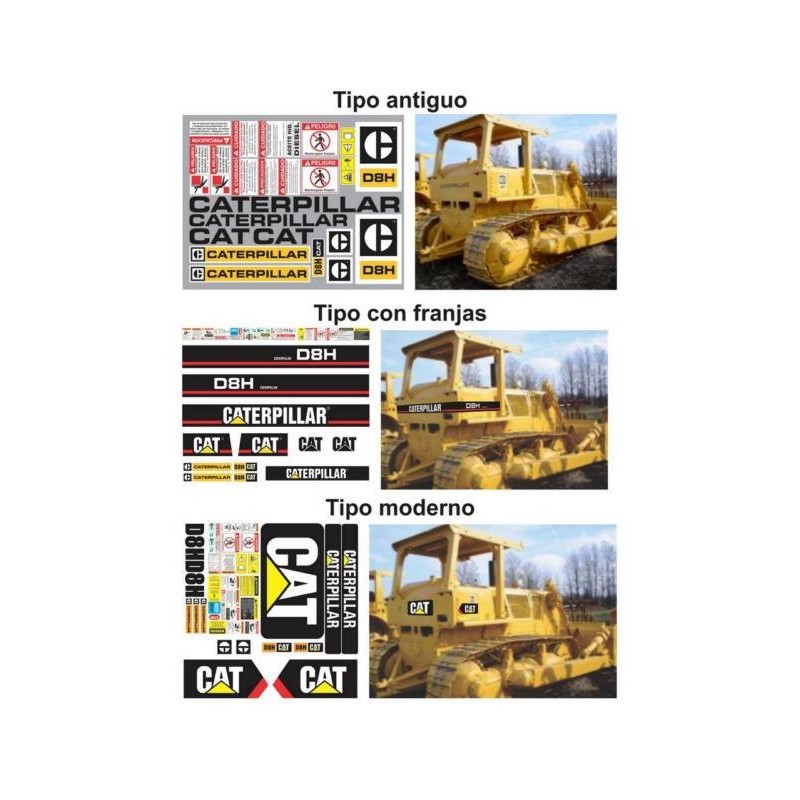CATERPILLAR D8 ANTIGUO Y MODERNO