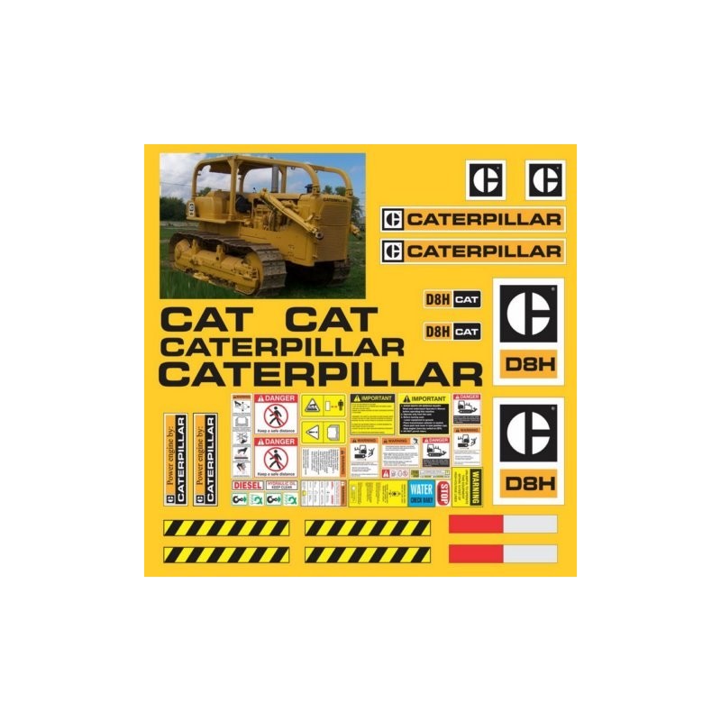 CATERPILLAR D8H STANDARD INGLES