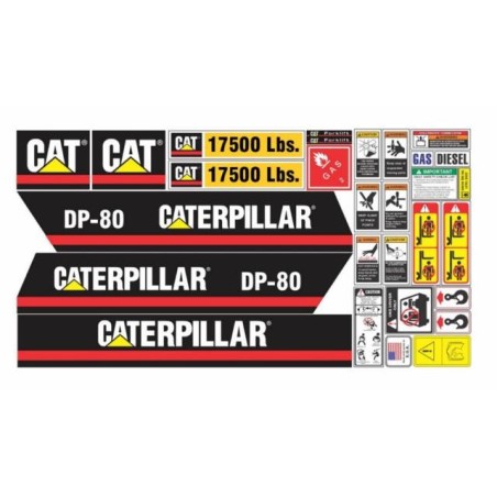 CATERPILLAR MONTACARGAS DP80
