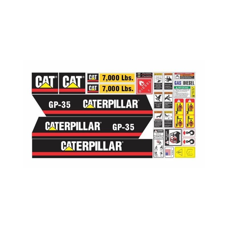 CATERPILLAR MONTACARGAS GP35 7000 LBS