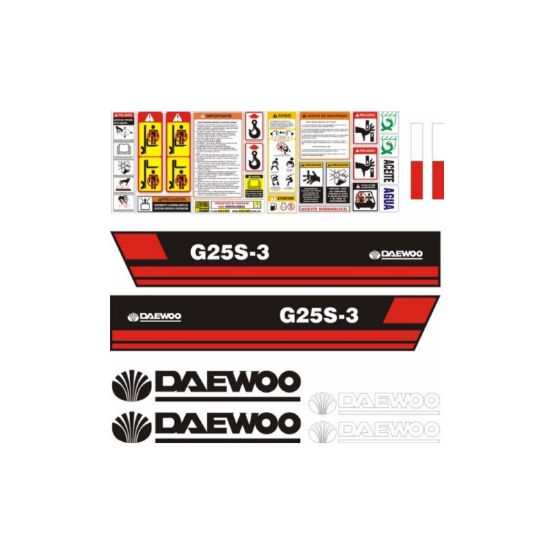 DAEWOO G25S-3 MONTACARGAS