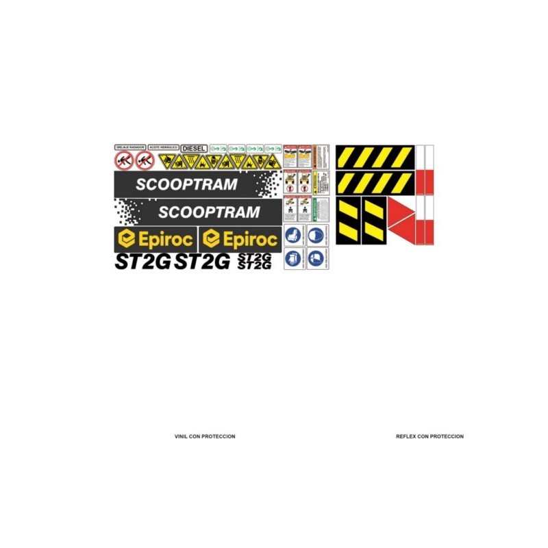 EPIROC ST2G SCOOPTRAMP VINIL