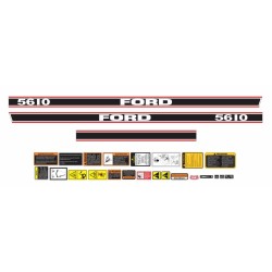 FORD 5610 BLANCO ROJO Y NEGRO