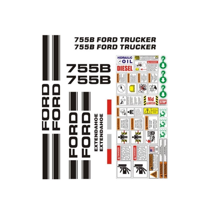 FORD 755B RETRO
