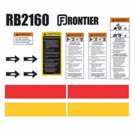 FRONTIER RB2160 CUCHILLA