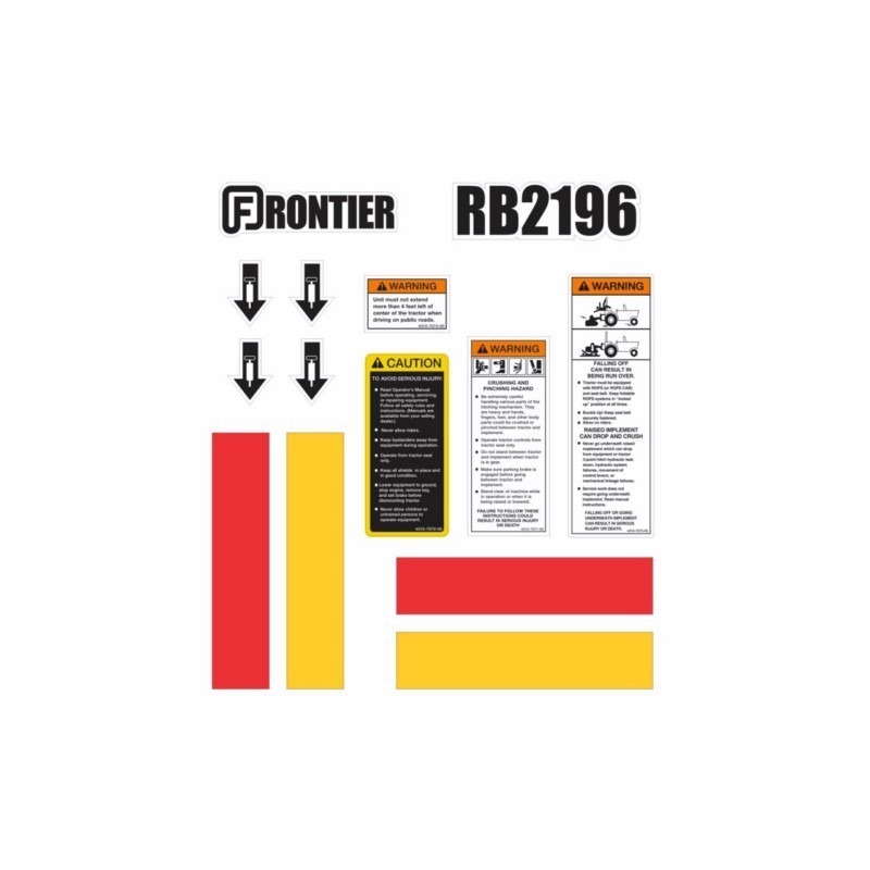 FRONTIER RB2196 CUCHILLA