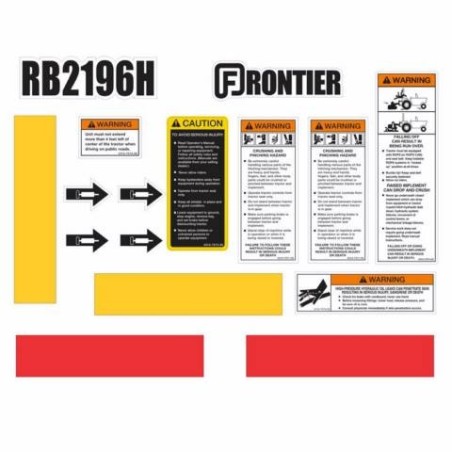 FRONTIER RB2196H CUCHILLA