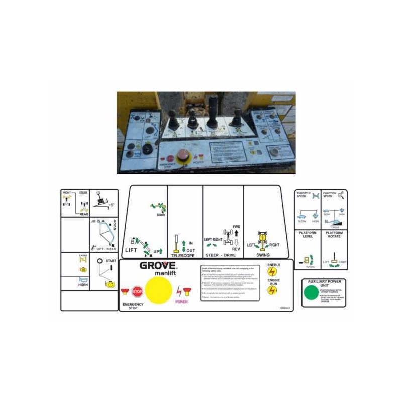 GROVE 7376100672 PANEL AMZ51 DIESEL