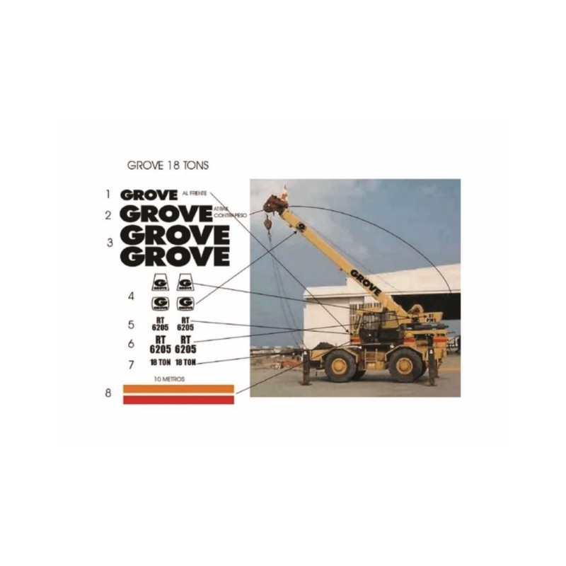 GROVE RT620S 18 TON