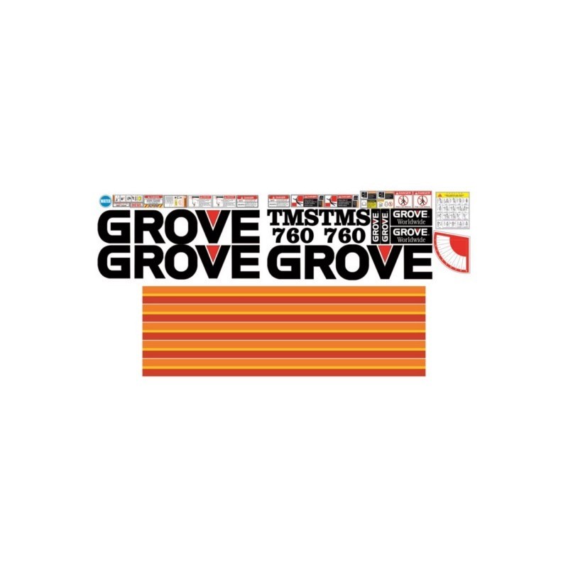 GROVE TMS760 CON FRANJAS VINIL