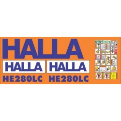 HALLA HE280LC SIN FRANJAS