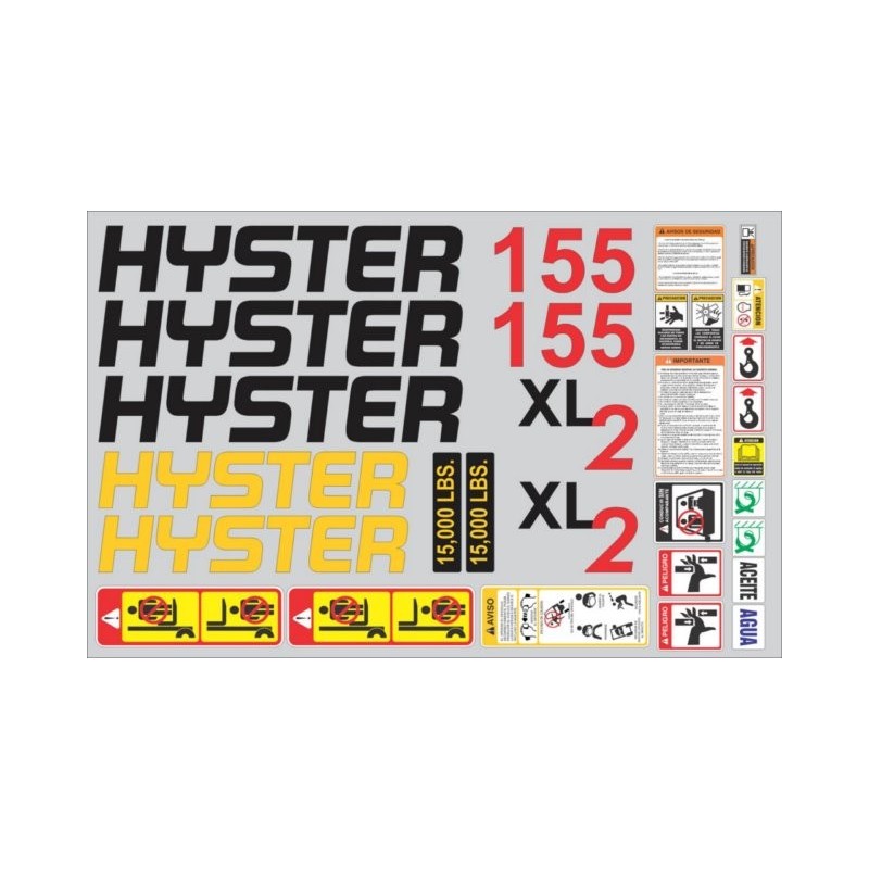 HYSTER H1155XL2 15 MIL LBS