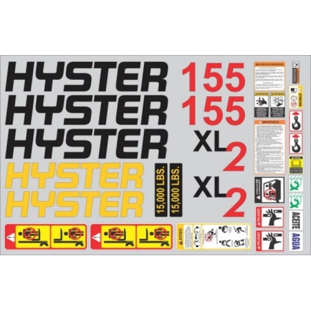 HYSTER H1155XL2 15 MIL LBS