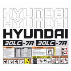 HYUNDAI 30LC-7A MONTACARGAS