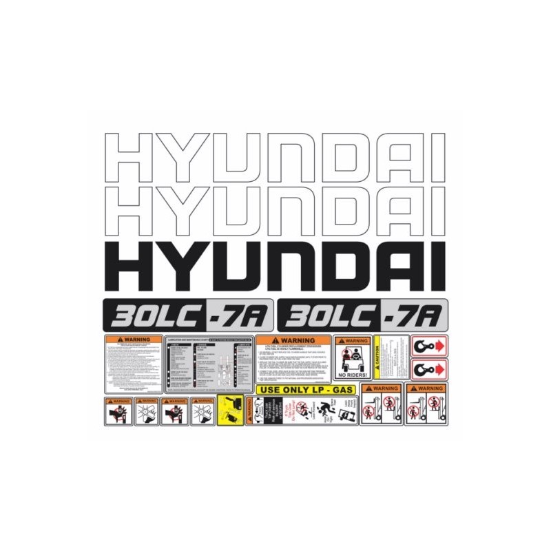 HYUNDAI 30LC-7A MONTACARGAS