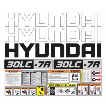 HYUNDAI 30LC-7A MONTACARGAS