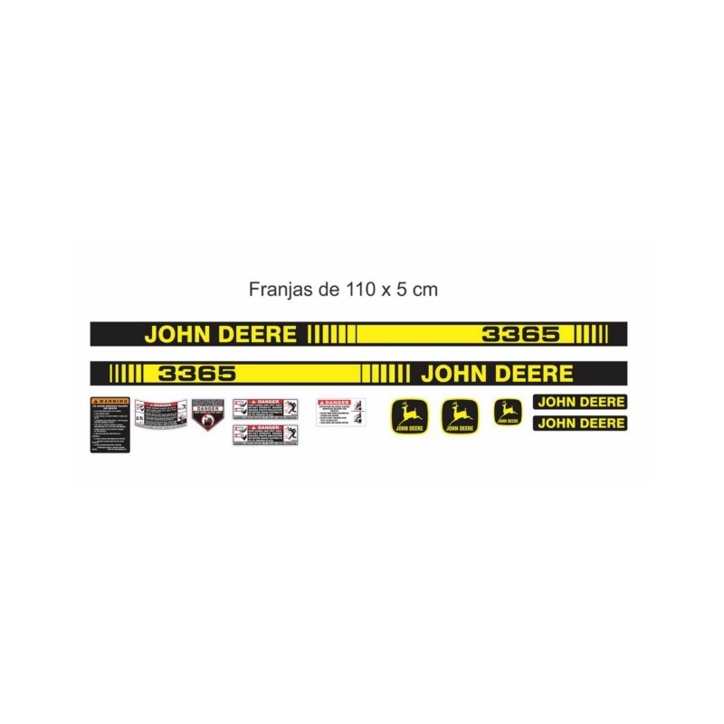 JOHN DEERE 3365 PODADORA