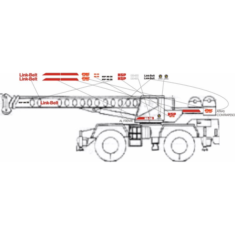 LINK BELT HSP 8035 MODERNA ANTIGUA