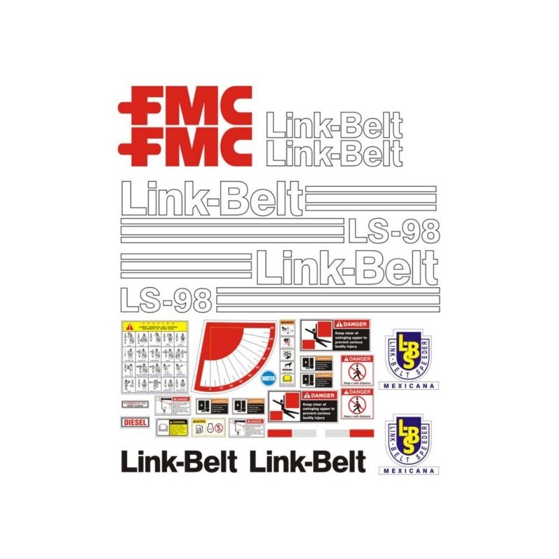 LINK-BELT LS 98 CON FRANJAS