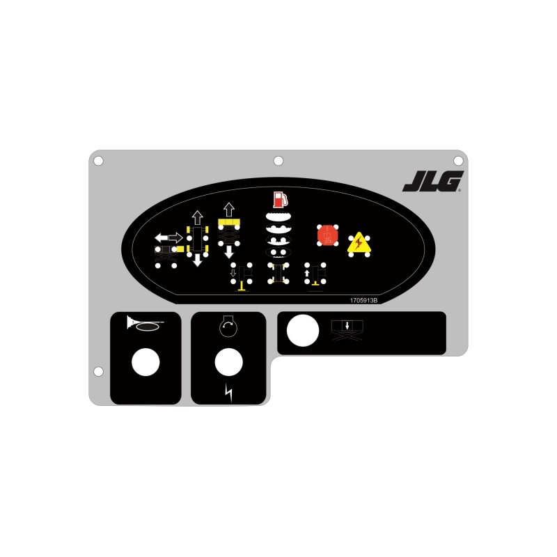 CALCOMANIA PARA TABLERO JLG 1705913 PLATFORM DISPLAY