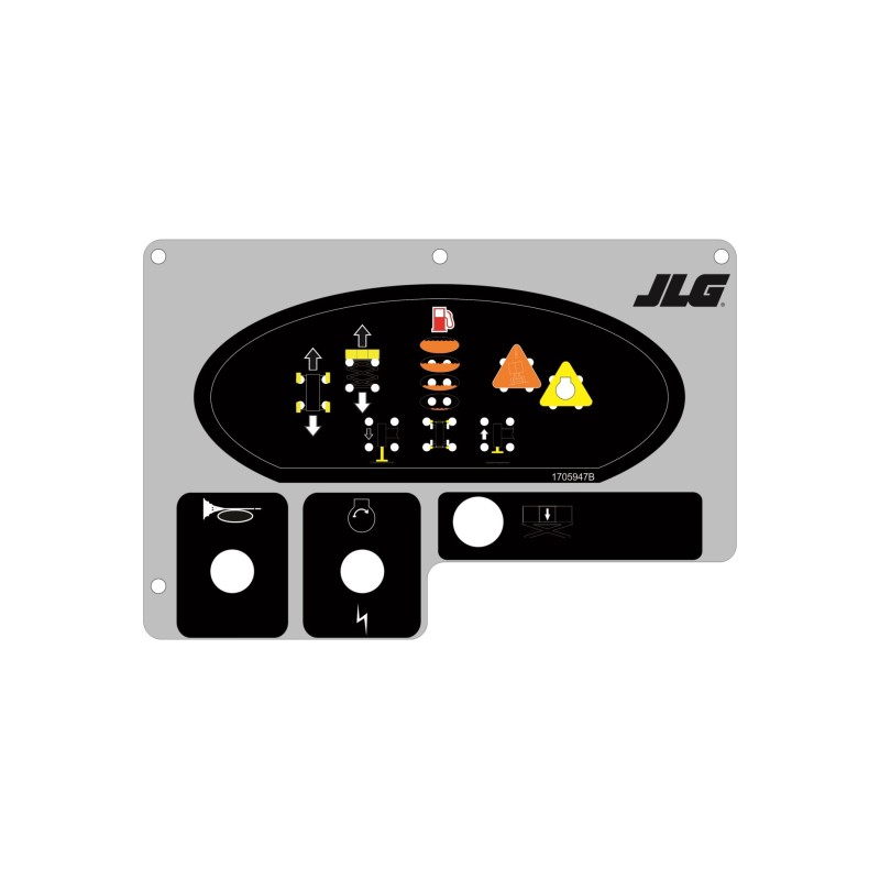 CALCOMANIA PARA TABLERO JLG 1705947 PLATFORM DISPLAY
