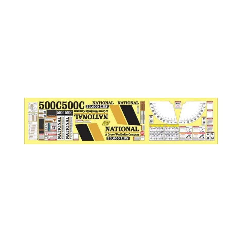 NATIONAL 500C 15 TON 33000 LBS