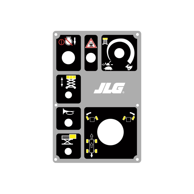 CALCOMANIA PARA TABLERO JLG 3369 BOX LID W-TILT&BD 3252234