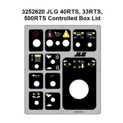 CALCOMANIA PARA TABLERO JLG 40 RTS