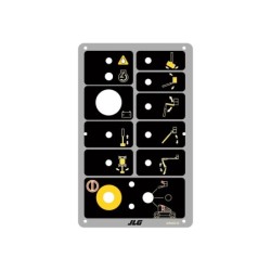 CALCOMANIA PARA TABLERO JLG E300AJP CONTROL BOX 3252632B