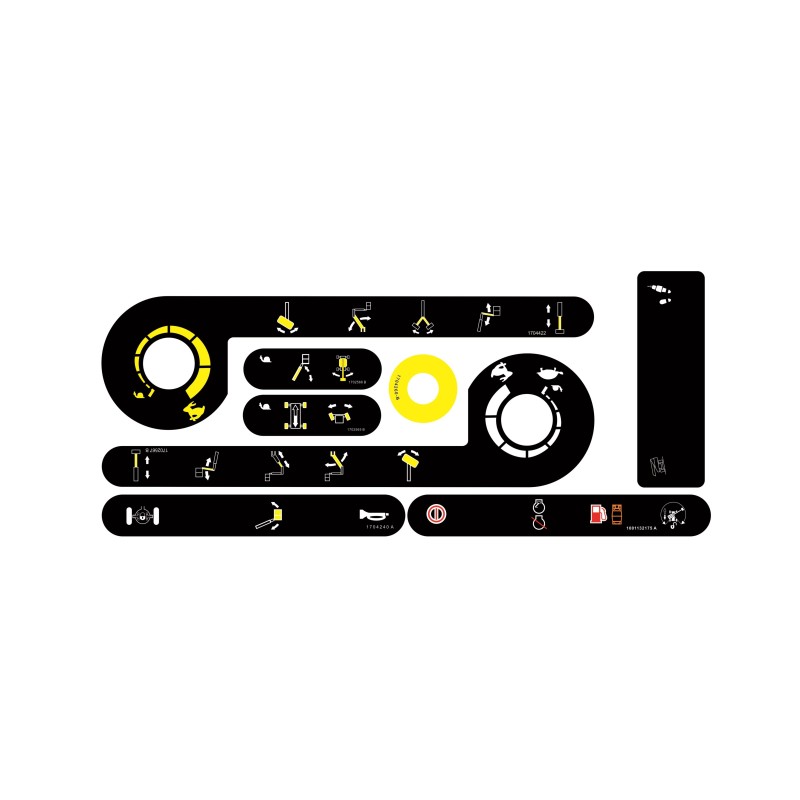 CALCOMANIA PARA TABLERO JLG E450AJ TABLERO CANASTILLA 2