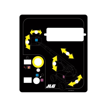 CALCOMANIA PARA TABLERO JLG MTB 600S 1001102601