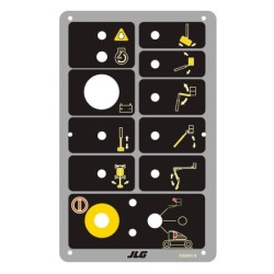 CALCOMANIAS PARA TABLERO DE CONTROLES JLG E450AL