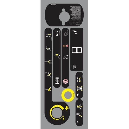 CALCOMANIAS PARA TABLERO JLG 800A