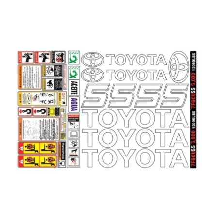 TOYOTA 7FGCU55 12 MIL LBS