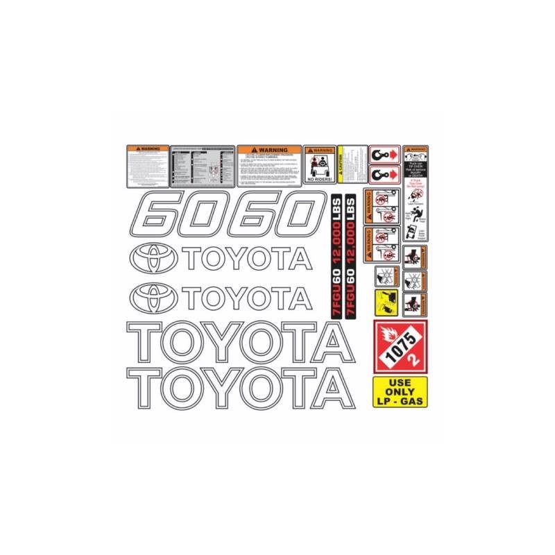 TOYOTA 7FGU60 12 MIL LBS