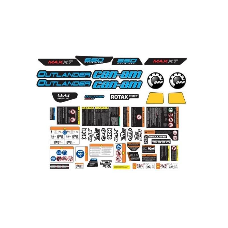 CAN-AM OUTLANDER 650 MAX XT AZULES MERCADOLIBRE