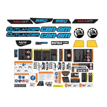 CAN-AM OUTLANDER 650 MAX XT AZULES MERCADOLIBRE