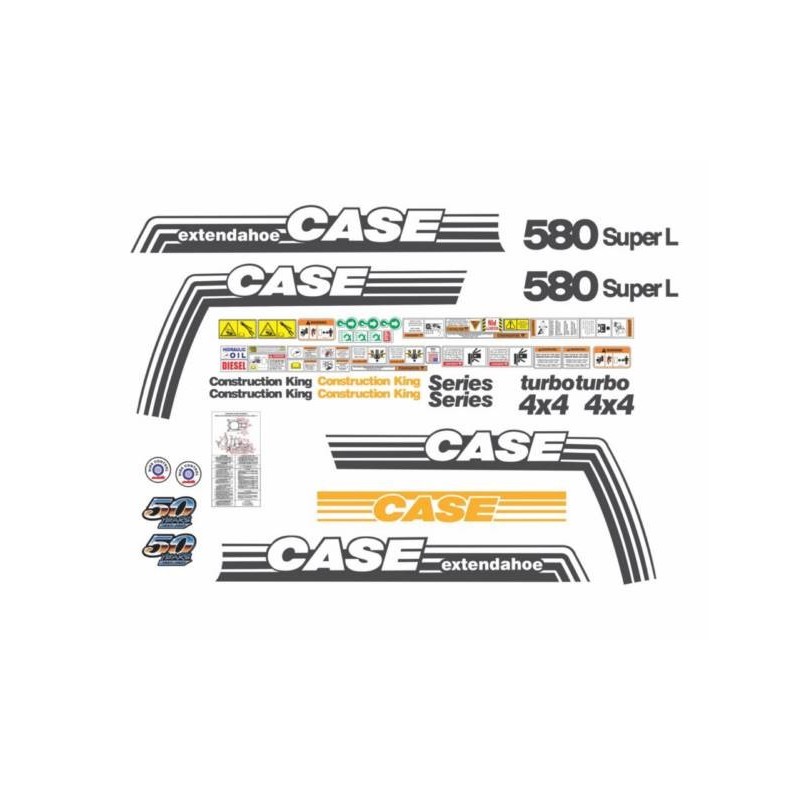 CASE 580L CON EXTENSION SERIE 1