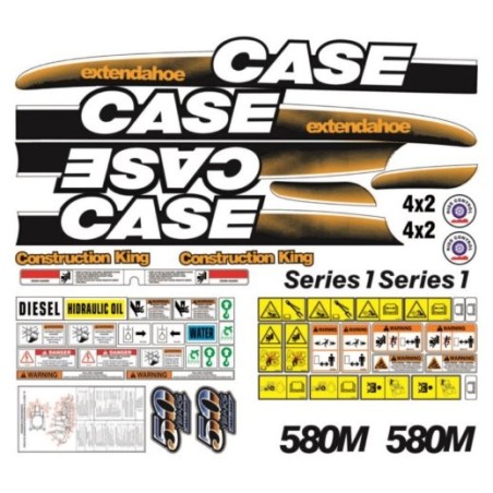 CASE 580M SERIE 1 CON EXTENSION 4X2 SIN TURBO