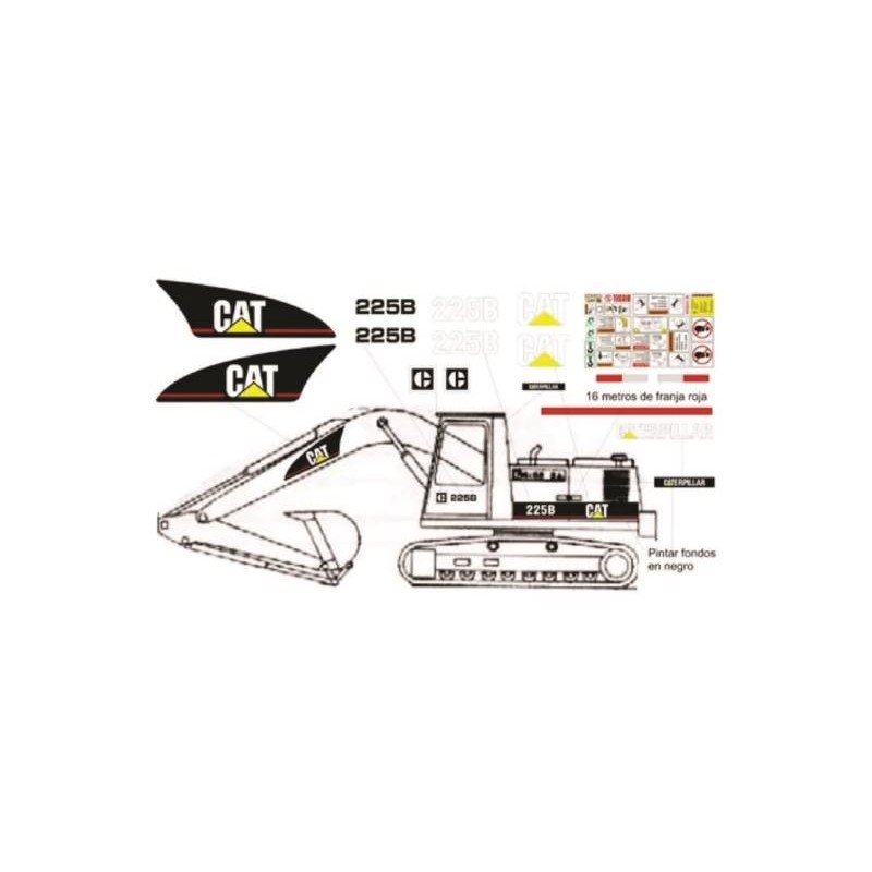 CATERPILLAR 225B MODERNA
